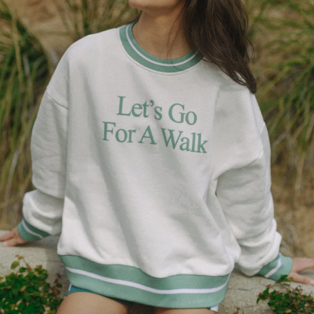 YLLW LET’S GO FOR A WALK SWEATSHIRT - XL